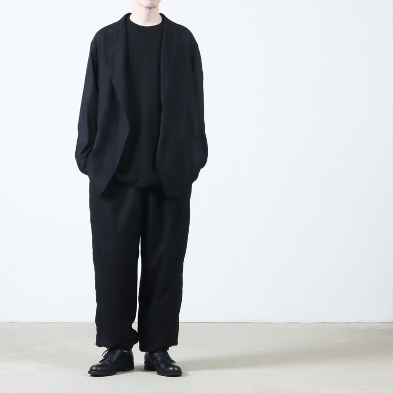 25ss comoli シルク製品染 ドローストリングパンツ COMOLI」シルク製品染ドローストリングパンツ