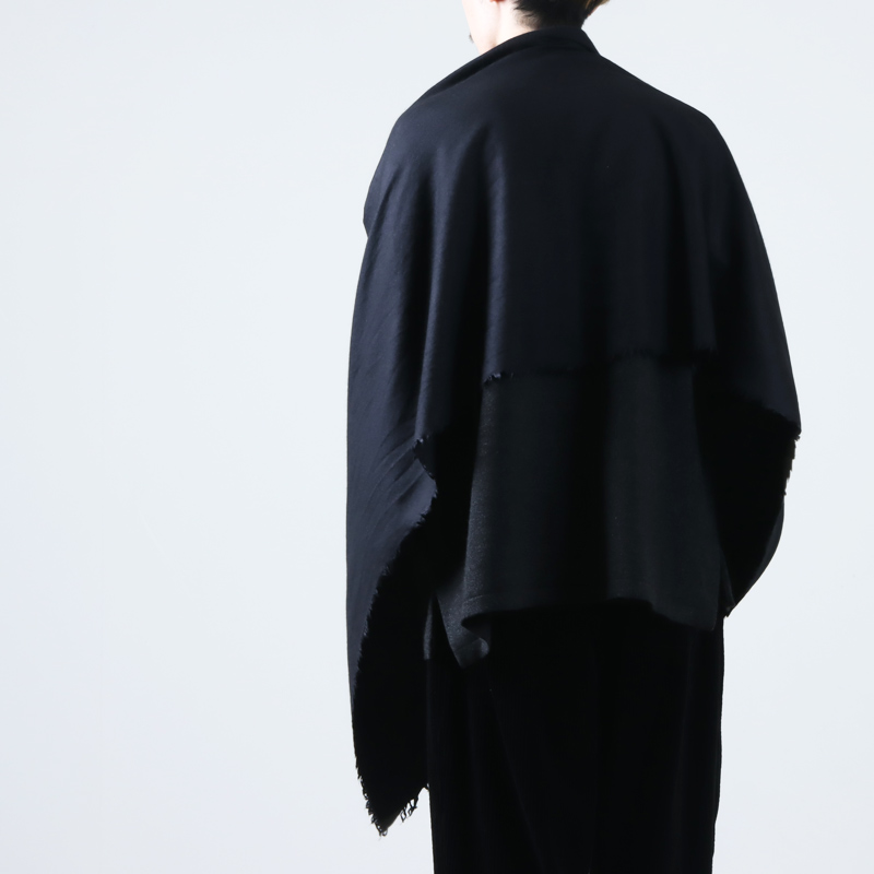 COMOLI(コモリ) カシミヤシルク 製品染ストール