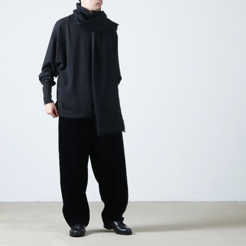 新品未使用　24aw COMOLI カシミヤシルク 製品染ストール COMOLI (コモリ) カシミヤシルク 製品染ストール