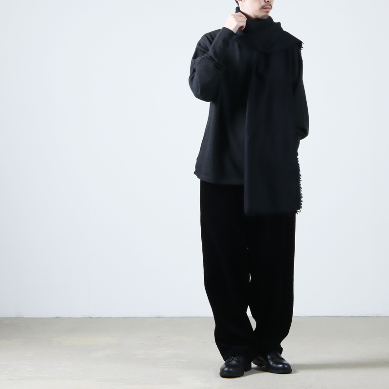 新品未使用　24aw COMOLI カシミヤシルク 製品染ストール COMOLI (コモリ) カシミヤシルク 製品染ストール