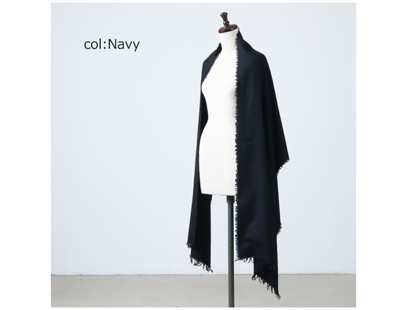 新品未使用　24aw COMOLI カシミヤシルク 製品染ストール COMOLI (コモリ) カシミヤシルク 製品染ストール