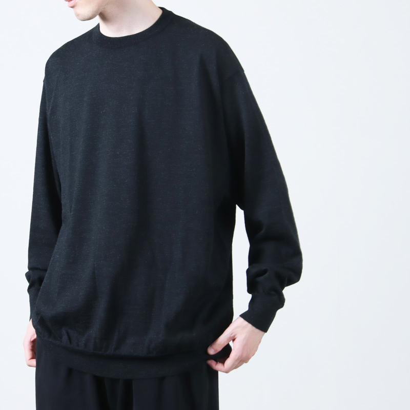 COMOLI(コモリ) ウール クルーネックニット