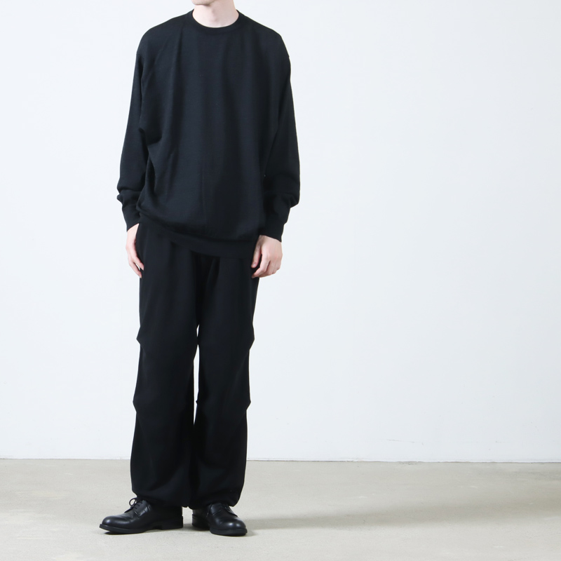 COMOLI(コモリ) ウール クルーネックニット