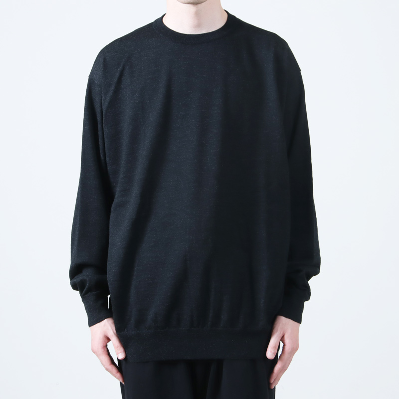 COMOLI ウールニット 3 コモリ COMOLI (コモリ) ウール クルーネックニット