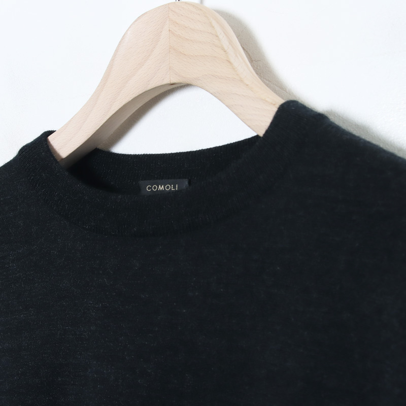 COMOLI(コモリ) ウール クルーネックニット