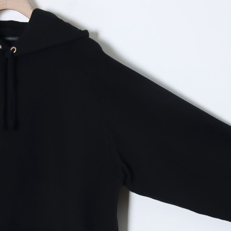 COMOLI(コモリ) コットン裏毛 パーカ