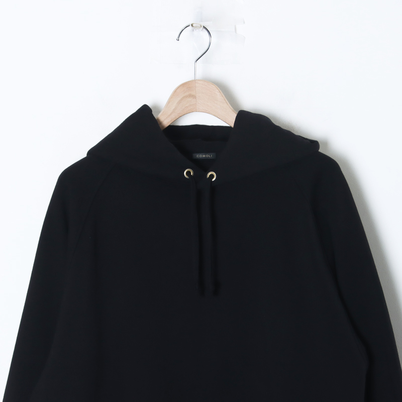 COMOLI(コモリ) コットン裏毛 パーカ