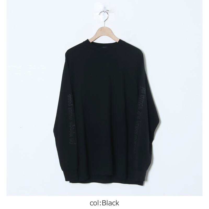 COMOLI(コモリ) コットンカシミヤ 長袖Tシャツ