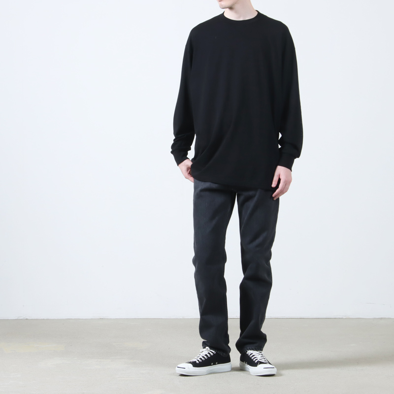 COMOLI(コモリ) コットンカシミヤ 長袖Tシャツ