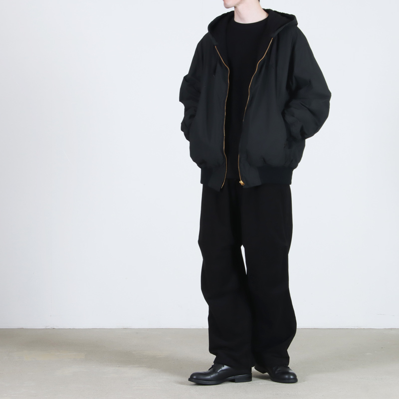 COMOLI(コモリ) コットンナイロン ジップパーカ