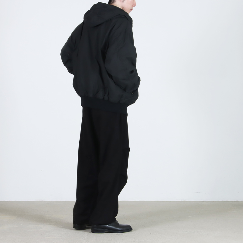 COMOLI(コモリ) コットンナイロン ジップパーカ