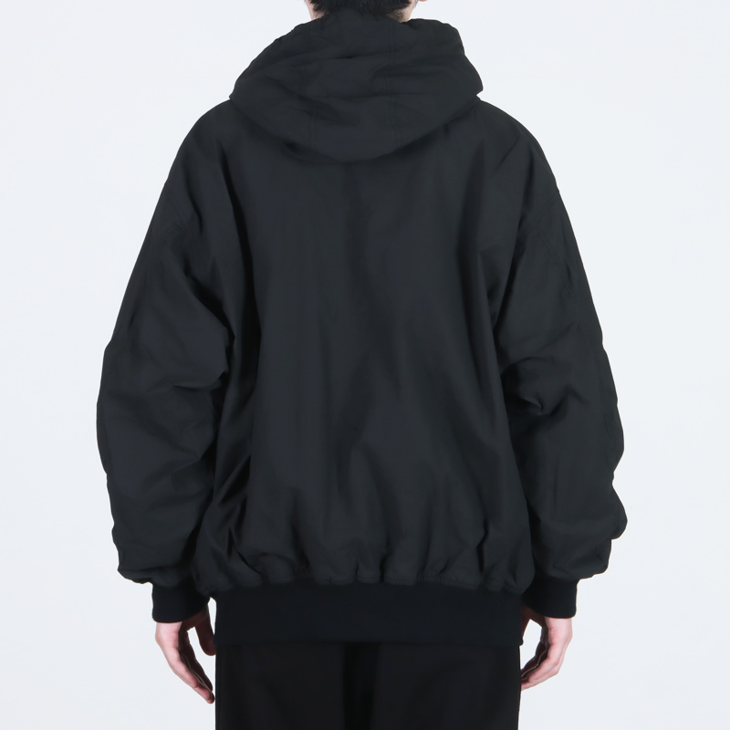 COMOLI(コモリ) コットンナイロン ジップパーカ