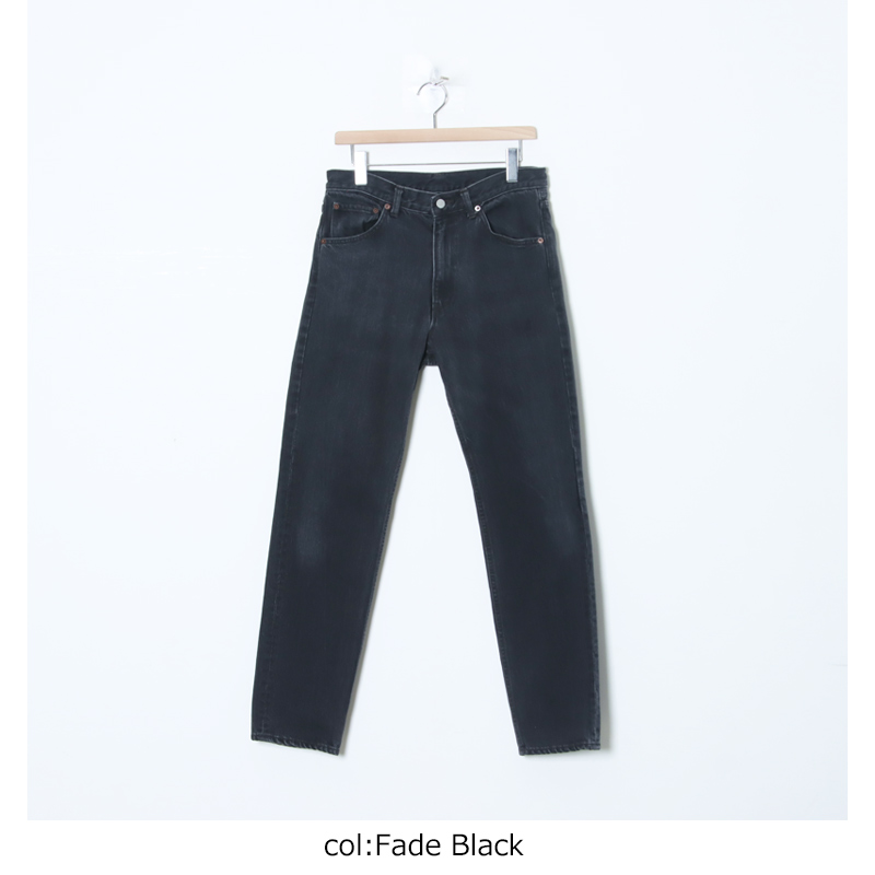 COMOLI コモリ 5P ワイドデニムパンツ COMOLI (コモリ) デニム 5Pパンツ BLEACH