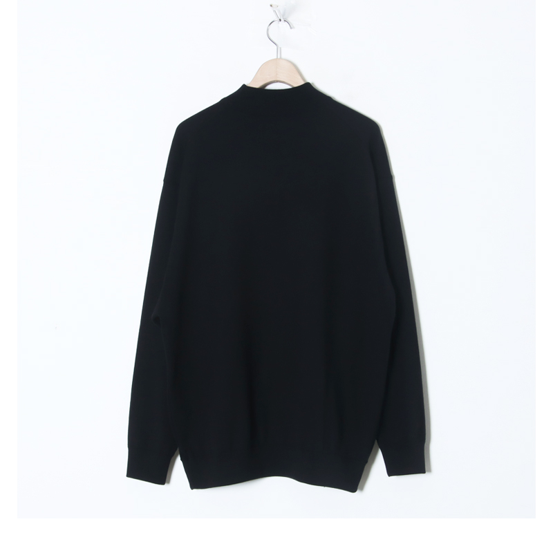 COMOLI(コモリ) ウール モックネックニット