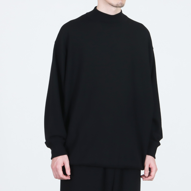 COMOLI(コモリ) ウール モックネックニット