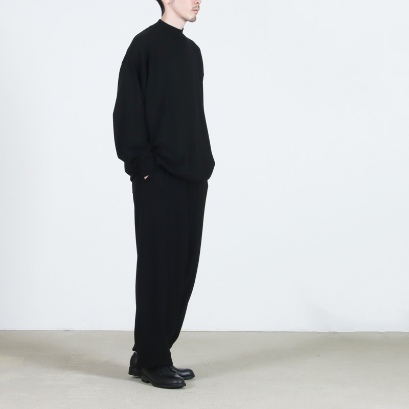 COMOLI(コモリ) ウール モックネックニット