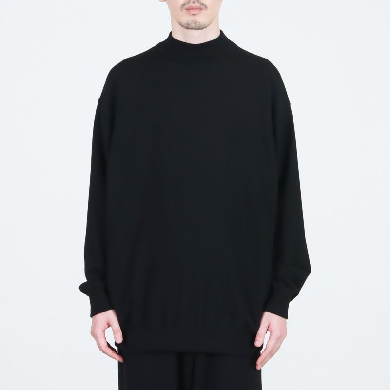 COMOLI(コモリ) ウール モックネックニット