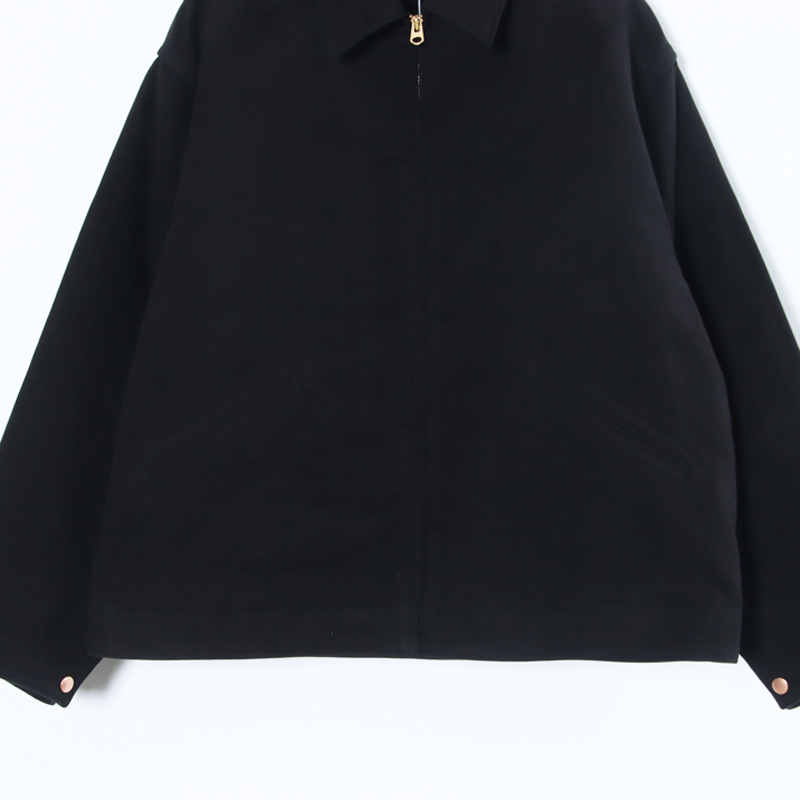 COMOLI(コモリ) モールスキン ジップショートジャケット