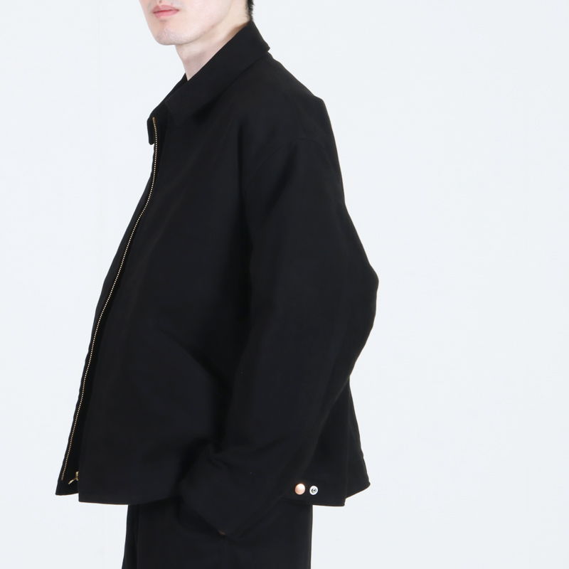 COMOLI(コモリ) モールスキン ジップショートジャケット