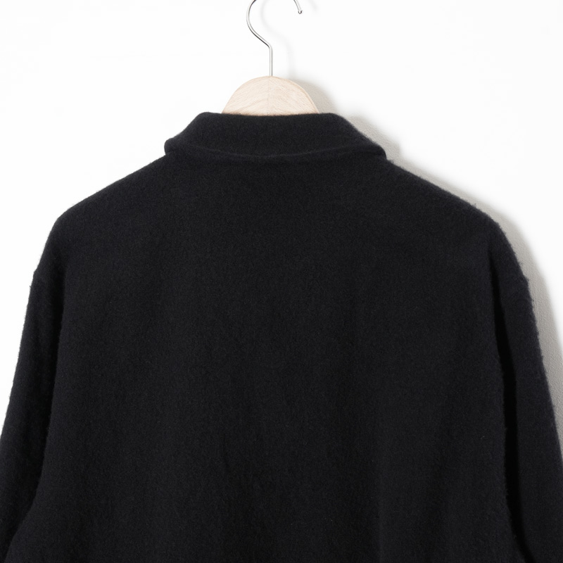 COMOLI (コモリ) 縮絨ウール ジップショートジャケット