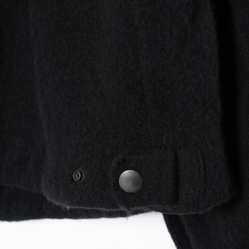 COMOLI (コモリ) 縮絨ウール ジップショートジャケット