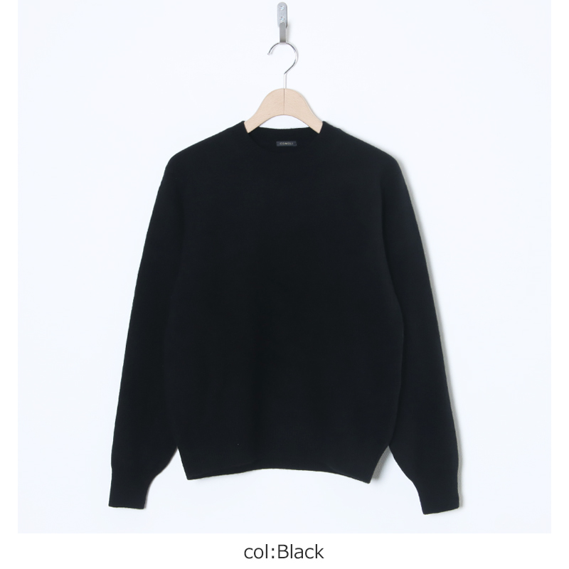 COMOLI(コモリ) ラムズウール クルーネックニット