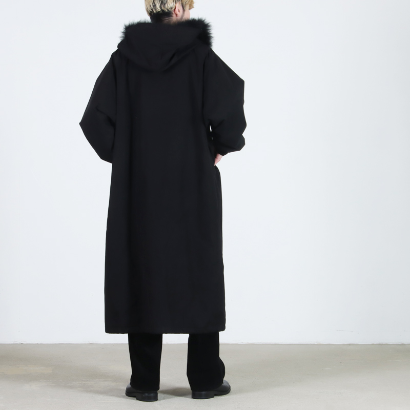 COMOLI(コモリ) フーデッド ロングコート