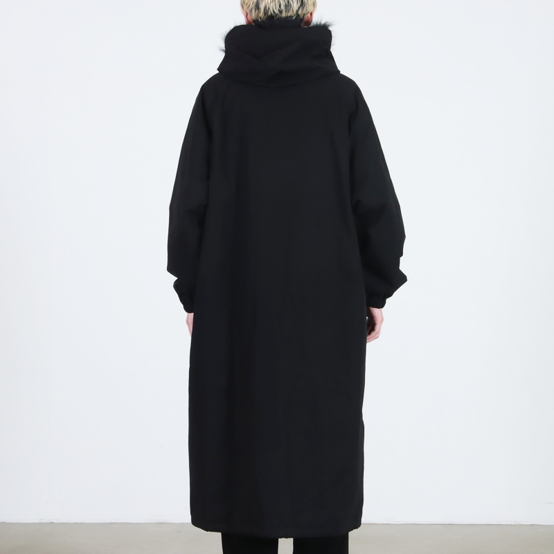 COMOLI(コモリ) フーデッド ロングコート