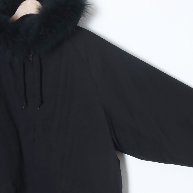 COMOLI(コモリ) フーデッド ロングコート