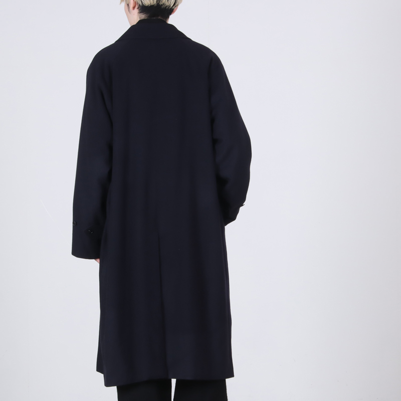 COMOLI コモリ 24AW カシミヤバルカラーコート navy size:1 COMOLI (コモリ) カシミヤ バルカラーコート