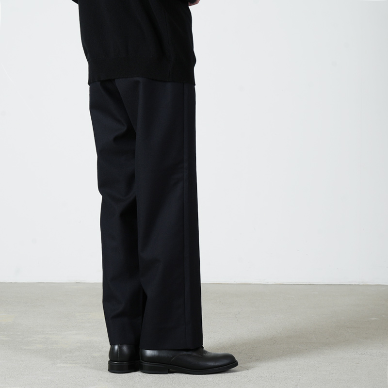 COMOLI (コモリ) ウールサージ パンツ