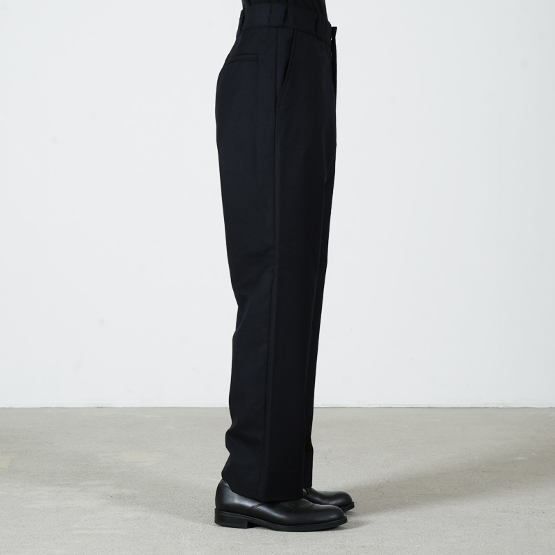 COMOLI (コモリ) ウールサージ パンツ