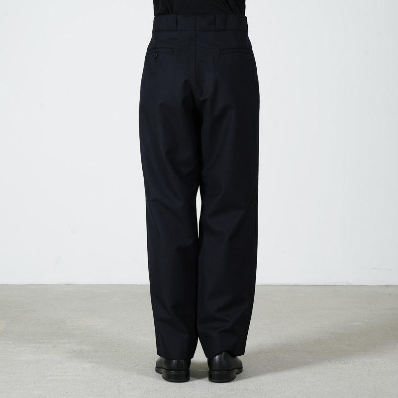 COMOLI (コモリ) ウールサージ パンツ