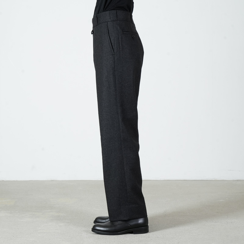 COMOLI (コモリ) ウールフラノ パンツ