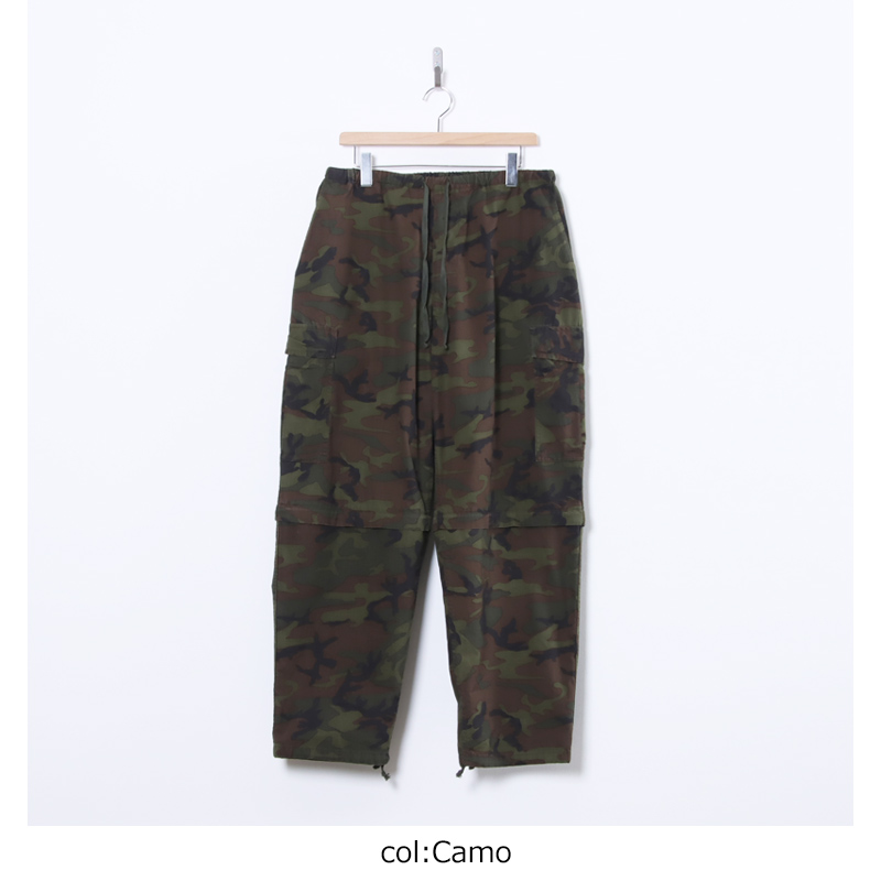 COMOLI 26SS CAMO コンバーティブル6Pパンツ size2 CAMO コンバーティブル6Pパンツ – COVERCHORD