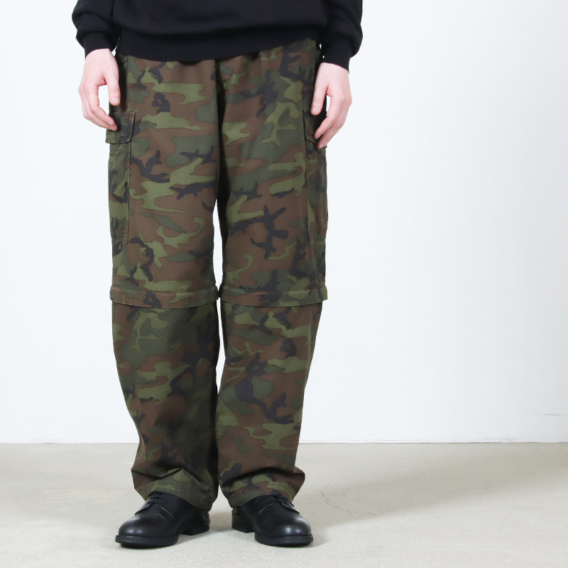 COMOLI (コモリ) CAMO コンバーティブル6Pパンツ