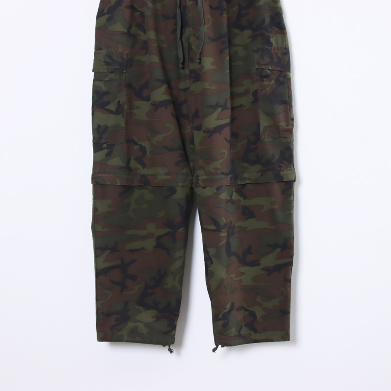 COMOLI 26SS CAMO コンバーティブル6Pパンツ 2 COMOLI (コモリ) CAMO コンバーティブル6Pパンツ