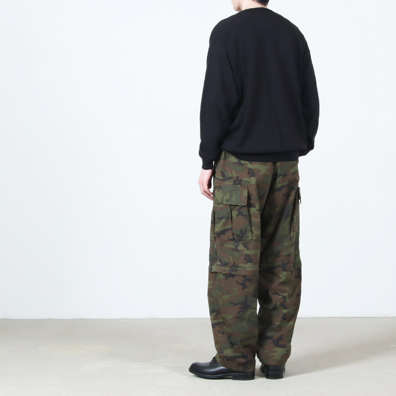 COMOLI 26SS CAMO コンバーティブル6Pパンツ size2 COMOLI (コモリ) CAMO コンバーティブル6Pパンツ