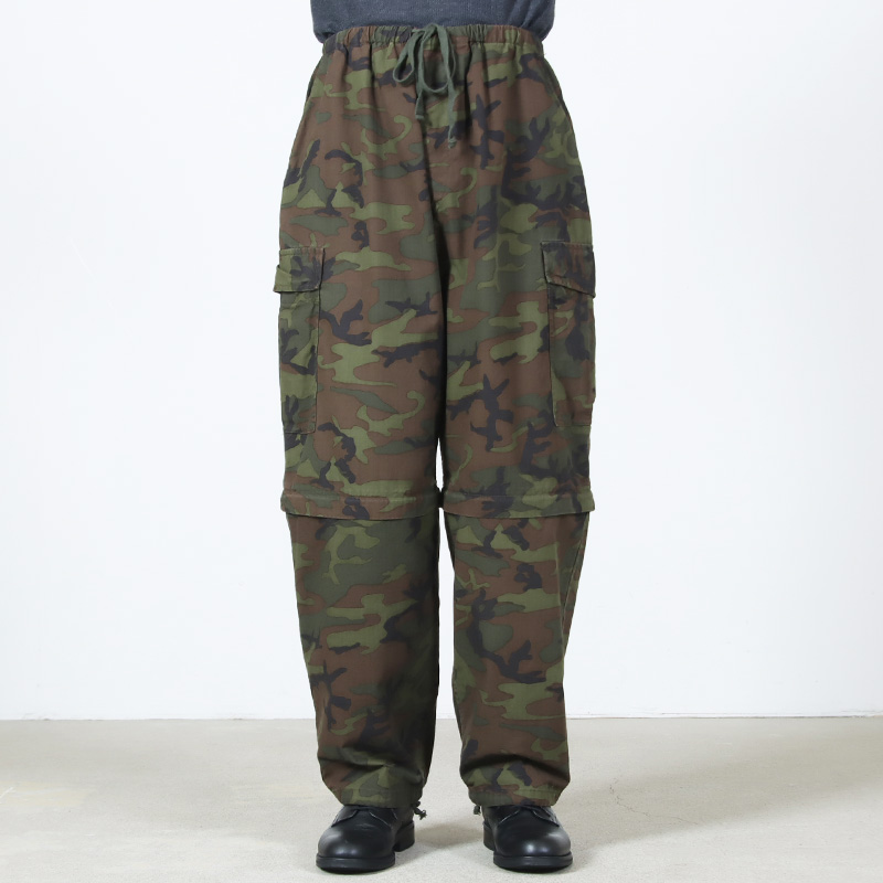 新品　comoli 26ss CAMOコンバーティブル6Pパンツ サイズ3 COMOLI (コモリ) CAMO コンバーティブル6Pパンツ