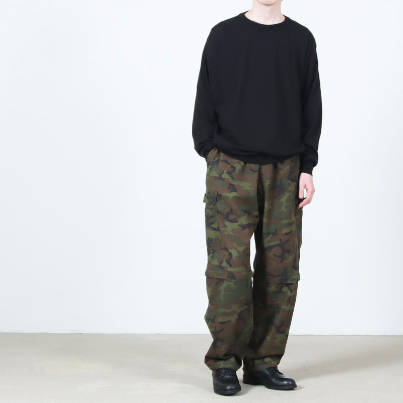 COMOLI 26ss CAMO コンバーティブル6Pパンツ カモフラ 2 COMOLI (コモリ) CAMO コンバーティブル6Pパンツ