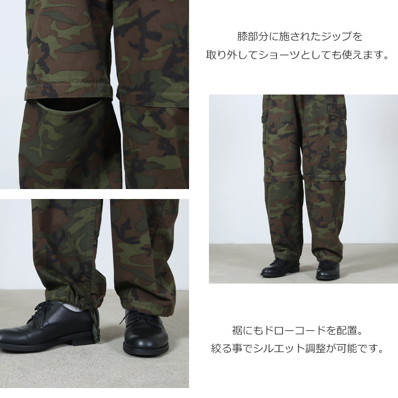 COMOLI(�����) CAMO ����С��ƥ��֥�6P�ѥ��