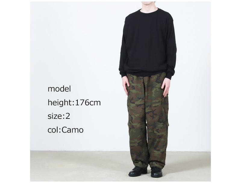 COMOLI(�����) CAMO ����С��ƥ��֥�6P�ѥ��