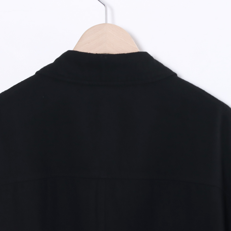 COMOLI (コモリ) シルクネップ ジップショートジャケット