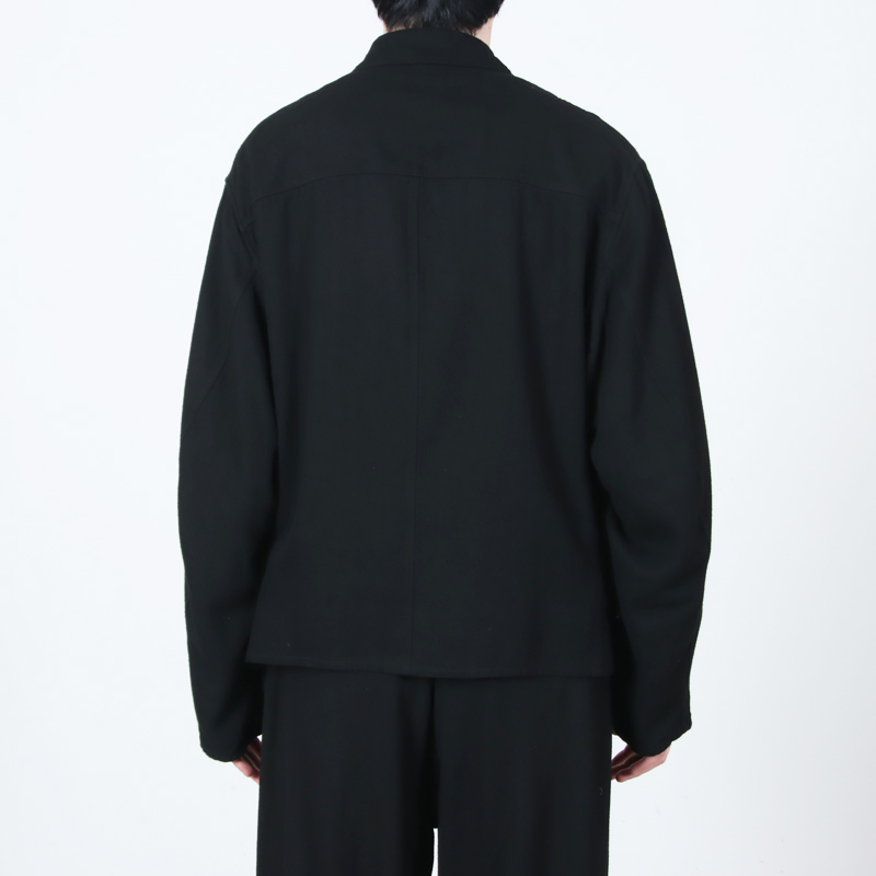 comoli 17SS シルクネップ 作務衣 ジャケット サイズ2 COMOLI / コモリ | シルクネップ ジャケット - Navy | 通販 - 正規取扱