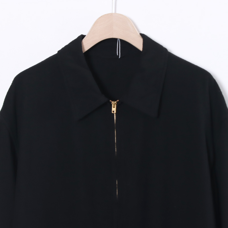 comoli 25ss シルクネップジップショートジャケット　サイズ2 COMOLI (コモリ) シルクネップ ジップショートジャケット