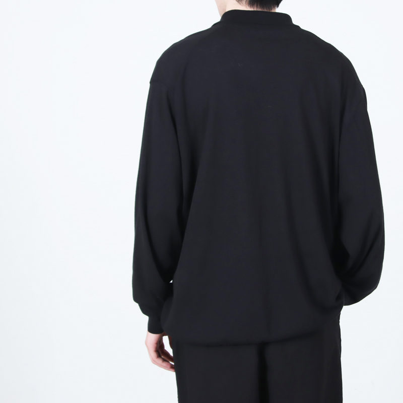 COMOLI (コモリ) コットン ニットポロ