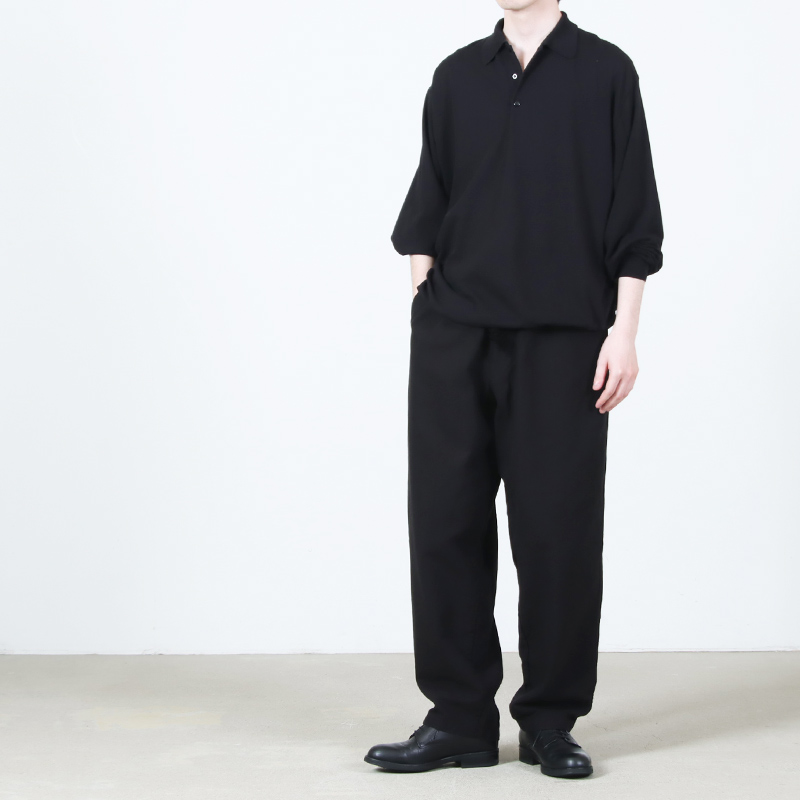 新品未使用　26ss COMOLI (コモリ) コットン ニットポロ　1 COMOLI (コモリ) コットン ニットポロ