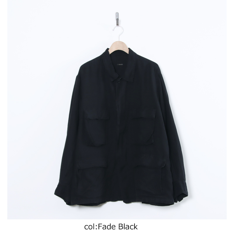 COMOLI (コモリ) シルクコットン B.D.U.ジャケット
