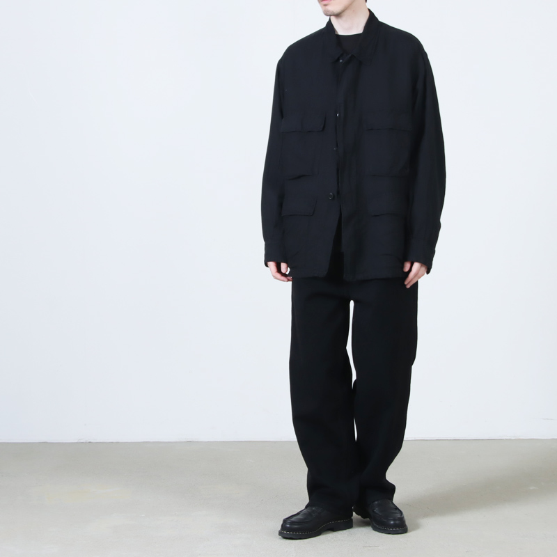 COMOLI (コモリ) シルクコットン B.D.U.ジャケット