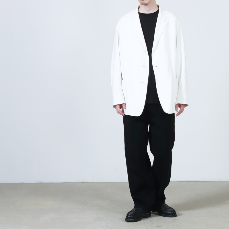 Comoli コモリ　カバーオールジャケット　ホワイト COMOLI (コモリ) ホワイト ジャケット